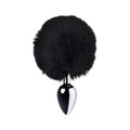 Lovetoy Silver Metal Anal Plug Small W Black Tail
