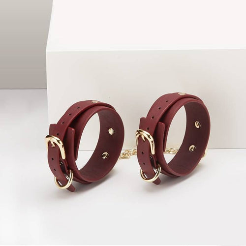 Daytona 8 Pc Deluxe Bondage Play Kit Burgundy Gold