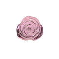 Pillow Talk Rosy Luxurious Glass Anal Plug W Clear Gem
