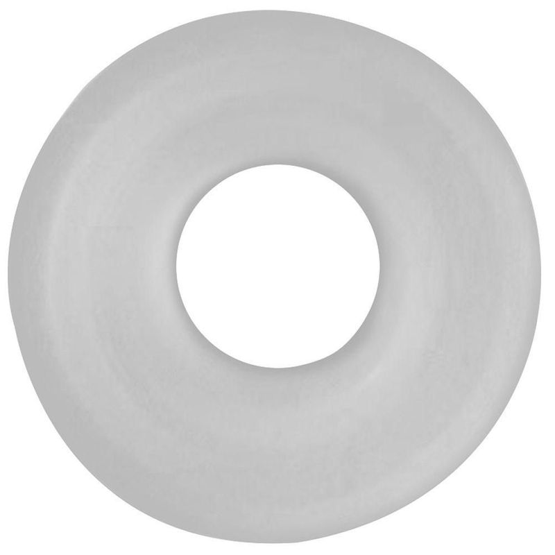 Silicone Donut Cushion Clear For Pump Cylinder 1.35In 1.75In Dia - Clear - Medium