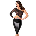 Noir Erotica Midi Dress