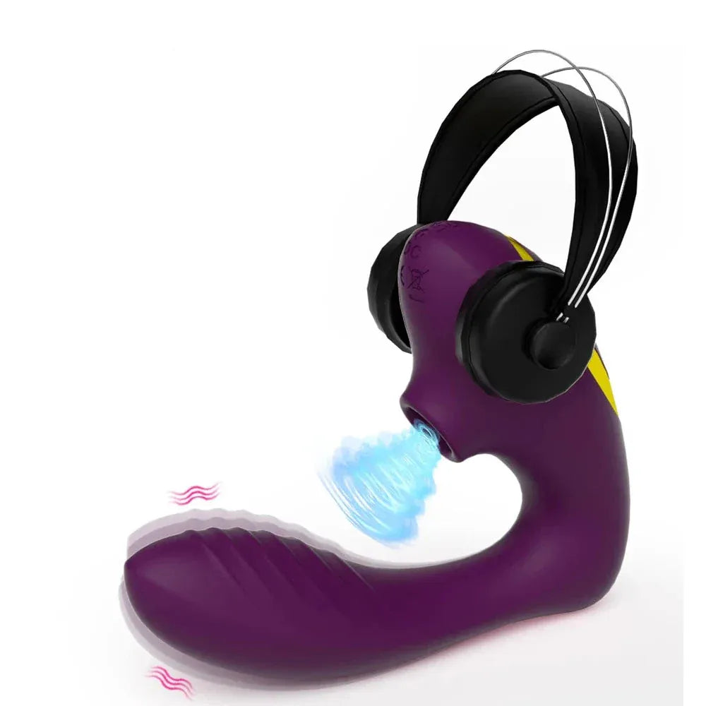 Vibrating Clit Sucker for Women G Spot Stimulator Female Masturbator - Pink